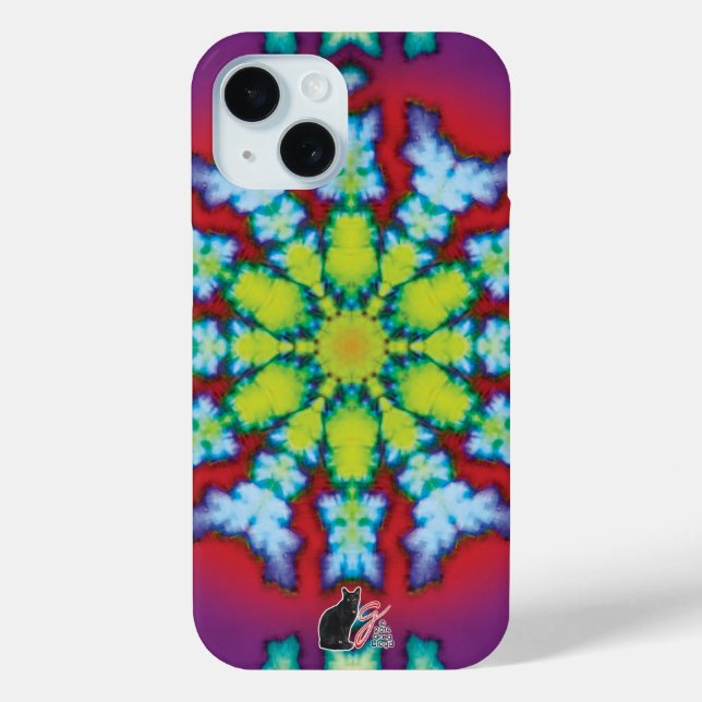 Bloom Kaleidoscope iPhone Case (Back)