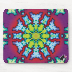 Bloom Kaleidoscope Mouse Pad