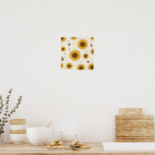 Bloom Like a Sunflower Poster