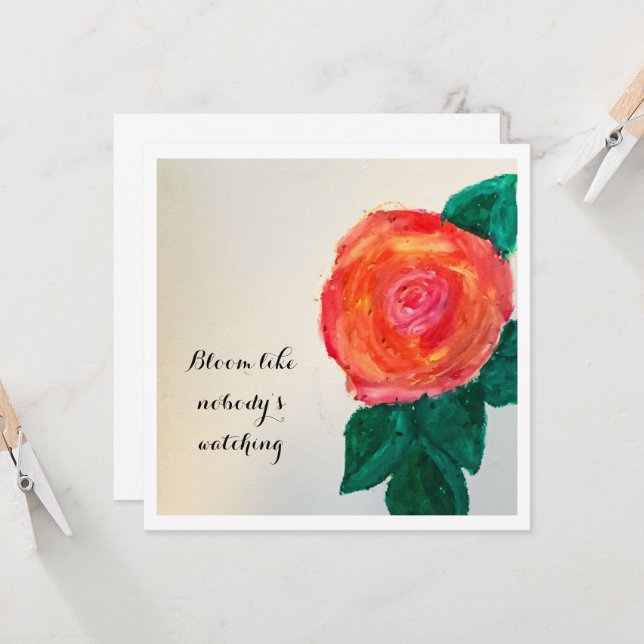 Bloom Like Nobody’s Watching (Front/Back In Situ)