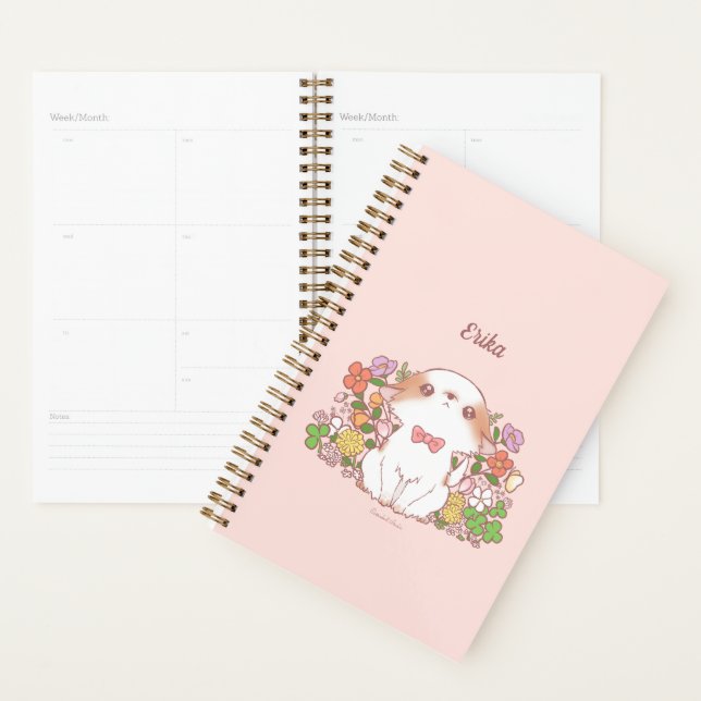 Bloom Mochi and Flowers Customisable Name Planner (Display)