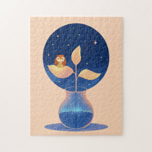Bloom Mystic Night Owl Garden Jigsaw Puzzle