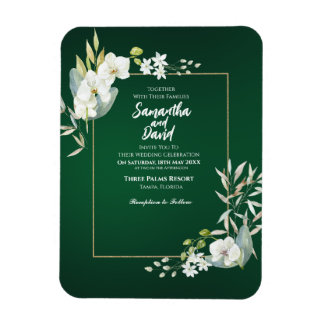 Bloom of Love Magnet Wedding Invitation