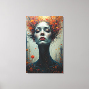 Bloom of the Cosmic Mind Canvas Print