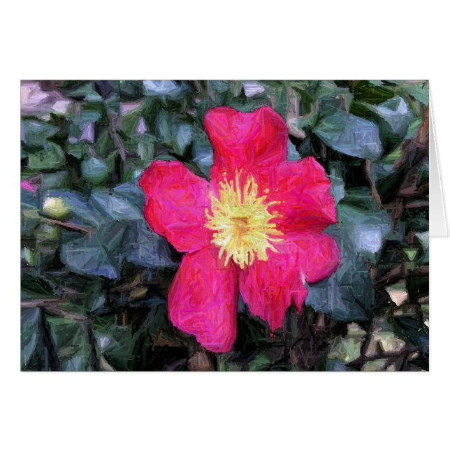 Bloom - painting, card (Front Horizontal)