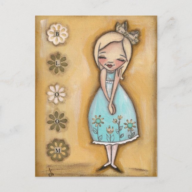 BLOOM  - postcard (Front)