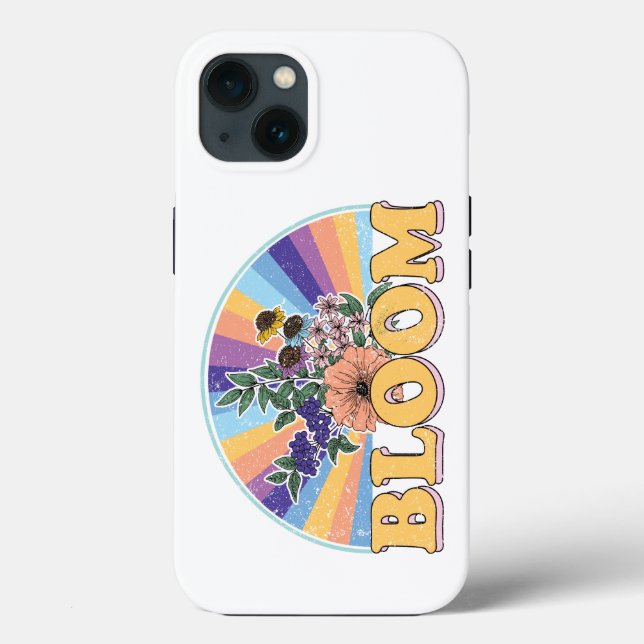 Bloom Retro Floral Case-Mate iPhone Case (Back)