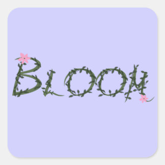 Bloom Square Sticker
