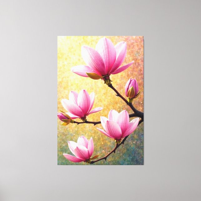 Bloom Symphony Canvas Print (Front)