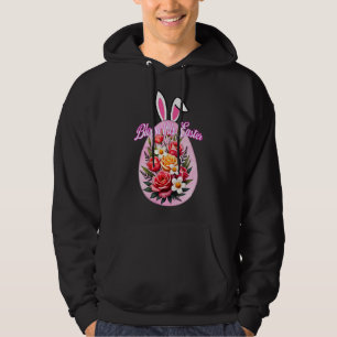 Bloom This Easter – Floral Easter Egg Art moletom Hoodie