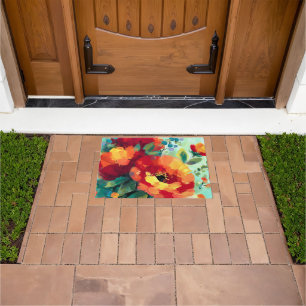 Bloom Vibrant Floral Garden Doormat