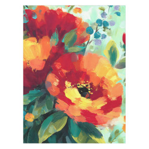 Bloom Vibrant Floral Garden Tablecloth