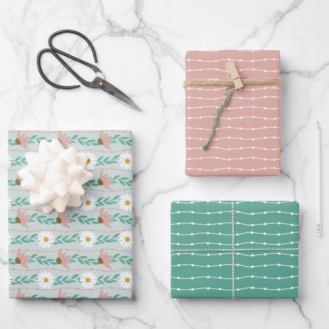 Bloom where Planted Wrapping Paper Sheet (Front)