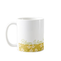 Bloom Where You Are Daisy Floral Mug | Floral Gift