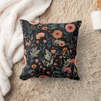 Bloom Where You Are Planted – Inspirational Floral Cushion