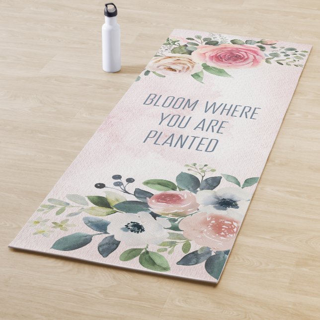 Bloom Where You Are Planted Yoga Mat (In Situ)