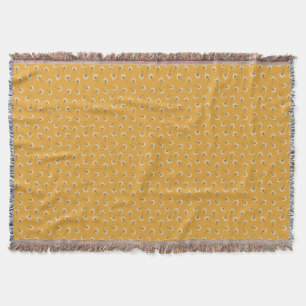 Bloom Wild, And Never Apologise Throw Blanket