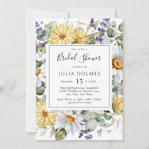 Bloom Wildflower Meadow Floral Bridal Shower I Invitation