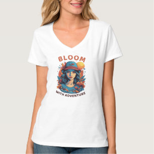 Bloom with Adventure V T-shirt