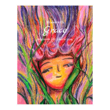 Bloom With Grace art poster for her