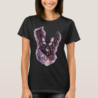 Bloom With Grace Butterfly Floral Women T-Shirt |