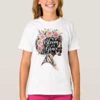 Bloom with Grace Elegant Floral Inspirational Art
