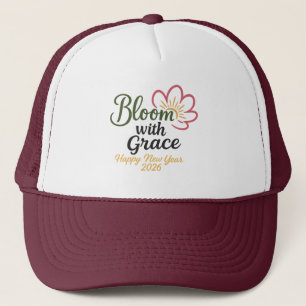 Bloom with Grace Hat Happy New Year 2026