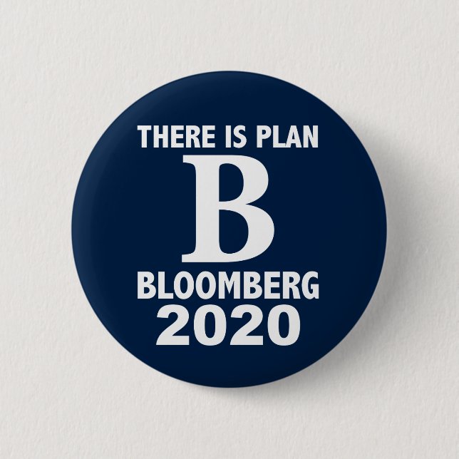 Bloomberg 2020 6 cm round badge (Front)