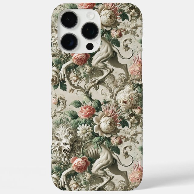 Bloombound Sentinel – Gothic Floral Design Case-Mate iPhone Case (Back)