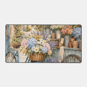 Bloomcore Flower Market Bicycle Desk Mat