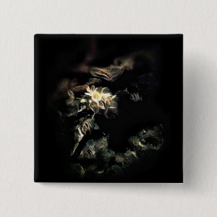 Bloomed 15 Cm Square Badge