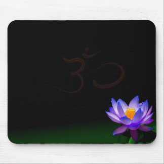 Bloomed blue Lotus mousepad