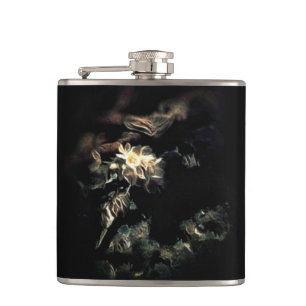 Bloomed Hip Flask