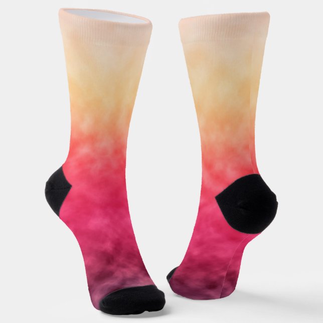 Bloomed Horizon Socks (Angled)