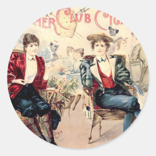 Bloomer Cigar Club Classic Round Sticker