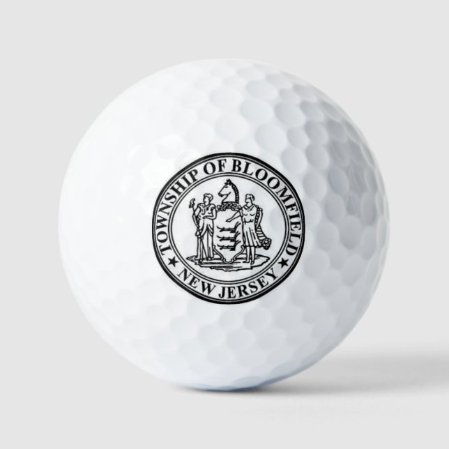 BLOOMFIELD NEW JERSEY GOLF BALLS (Front)