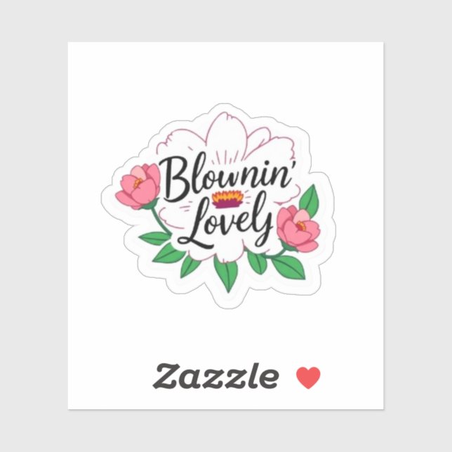 Bloomin Lovely British Slang Flower (Sheet)
