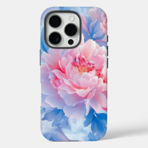 Blooming Abstract Watercolor Peony iPhone 16 Pro Case