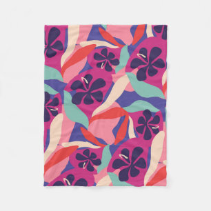Blooming Aesthetic Fleece Blanket