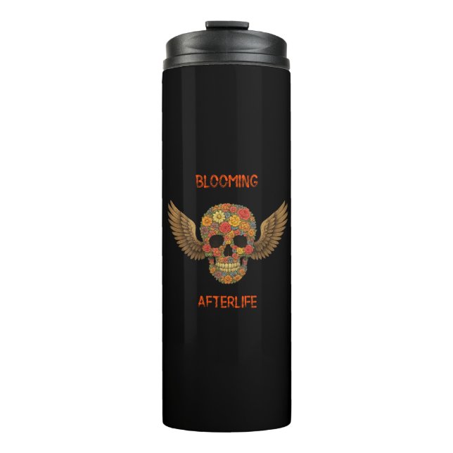 Blooming Afterlife  Thermal Tumbler (Front)