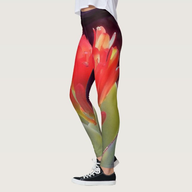 Blooming Agave Leggings (Left)