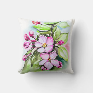 Blooming Apple Blossoms Cushion