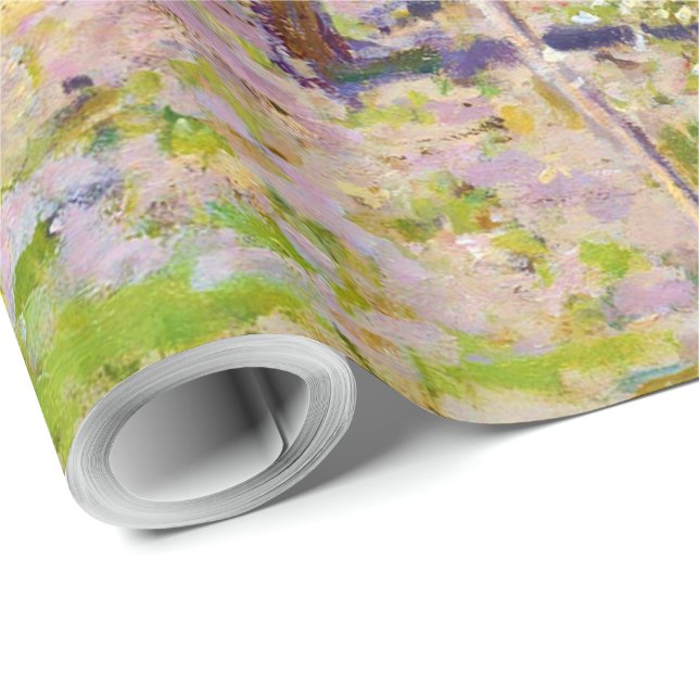 Blooming Apple Trees, Claude Monet Wrapping Paper (Roll Corner)