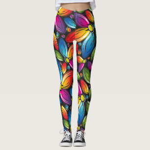 Blooming Beautiful and Bold  Zazzle  Pop Leggings