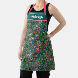 Blooming Beautiful Flowers Apron