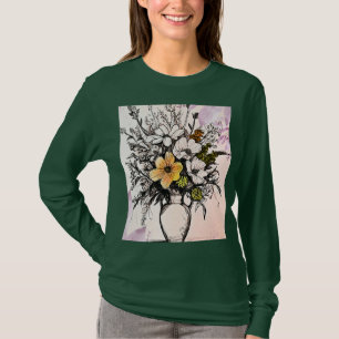 Blooming Beauty Basic Long Sleeve T-Shirt