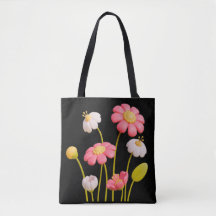 Blooming Beauty: Floral Tote Bag