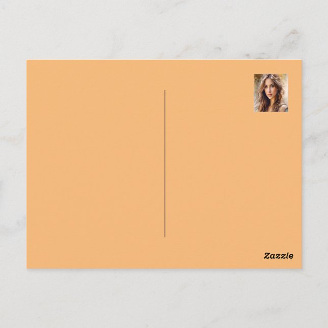 Blooming Beauty  Postcard (Back)