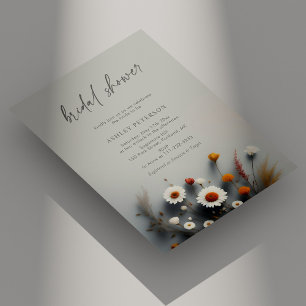Blooming Beauty: Wildflower Bridal Shower Invitation