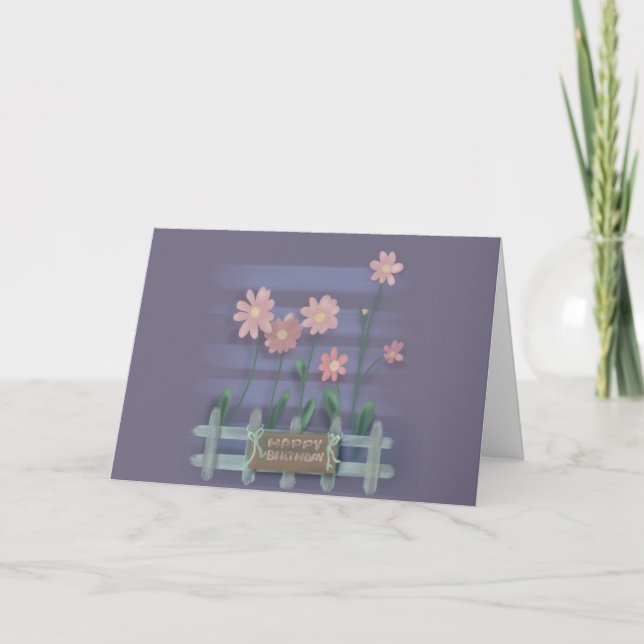 Blooming Birthday Card (Front)